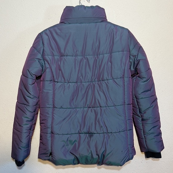 All In Motion Girls Purple Metallic Winter Snow Jacket Size XL 14/16 - Picture 10 of 16